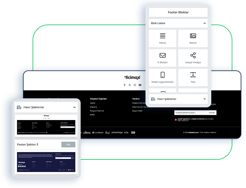 Ticimax Footer Sihirbazı
