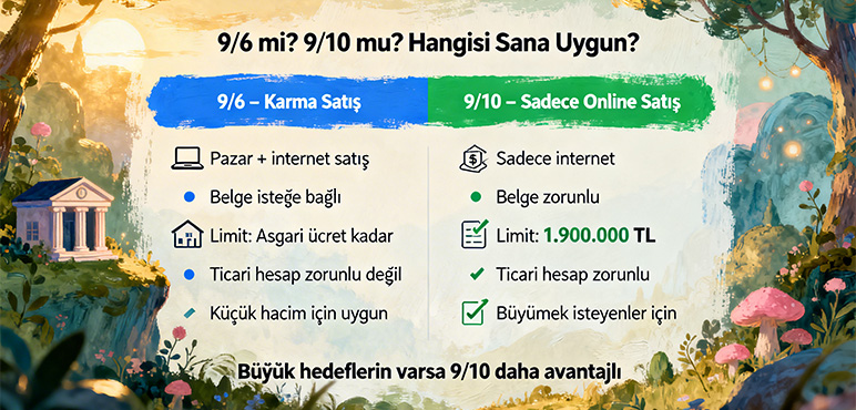 9/6 ve 9/10 Esnaf Muafiyeti Arasındaki Fark Nedir?