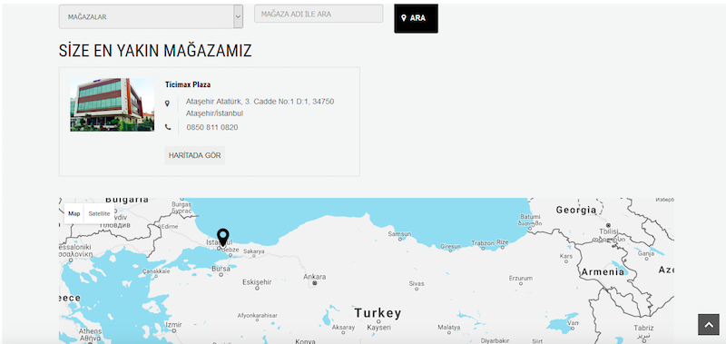 Mağaza Modülü Geliştirildi