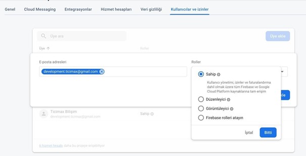 Firebase Ticimax