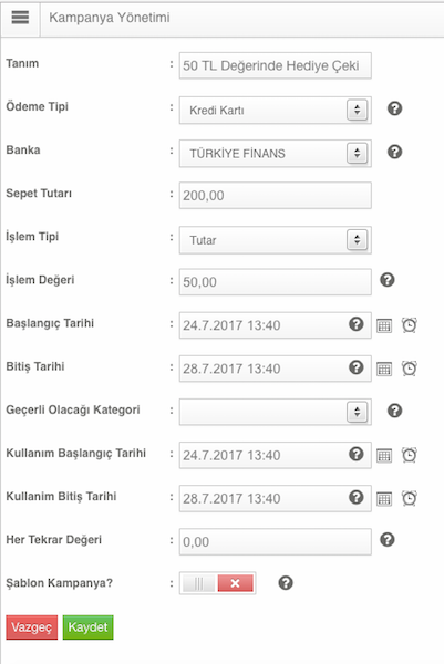 Hediye Çekinin Sipariş Sonrası Mail İle Gönderilmesi Sağlandı