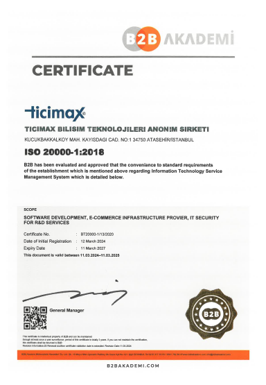 Bilgi Teknolojileri Hizmet Yönetim Sistemi