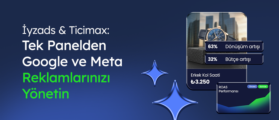 iyzads & Ticimax: Tek Panelden Google ve Meta Reklamlarınızı Yönetin 