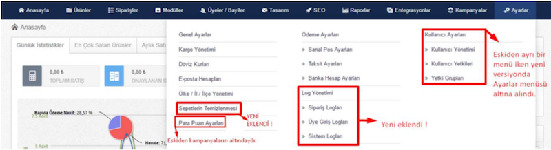 Kullanıcı Ayarları