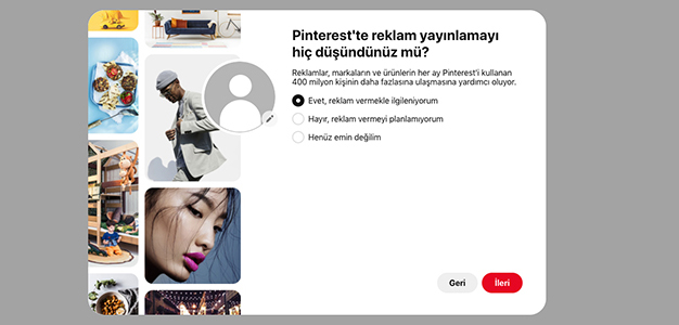 Pinterest business hesabı oluşturma adım 6