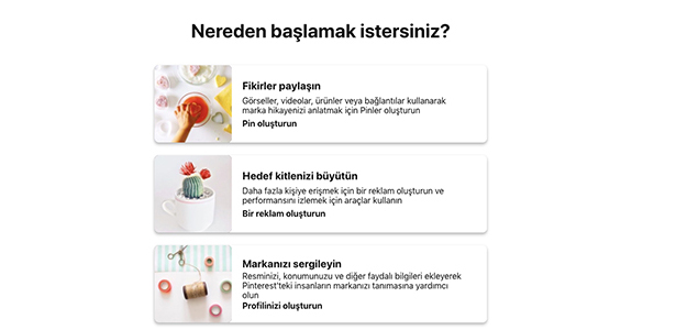 Pinterest business hesabı oluşturma adım 7