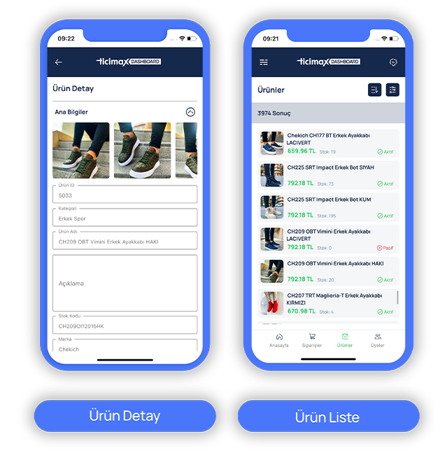 Dashboard Üye ve Kampanya Yönetimi