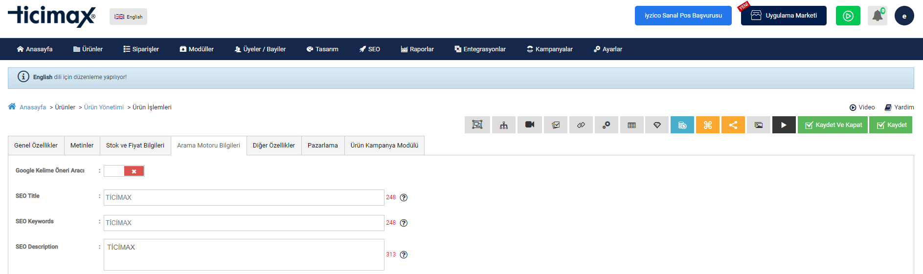 Dile Göre SEO Meta Tanımlama