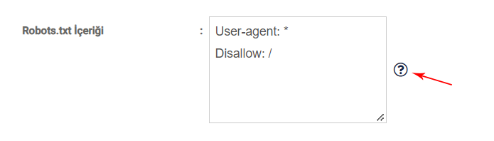 Yönetilebilir Robots.Txt.Dosyası