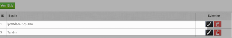 Tüm Ürünlere Tablar Kaldırma Ve Tekrar Ekleme