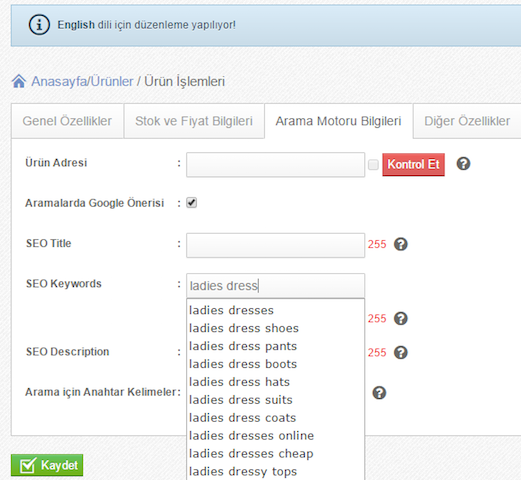 Yabancı Dilde Google Anahtar Kelime Öneri Özelliği Eklendi
