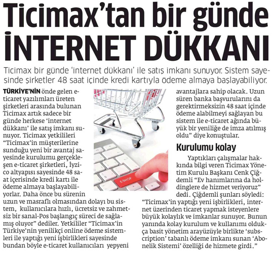 Star Gazetesi E-Ticaret Haber