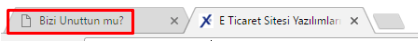 bizi unuttun mu