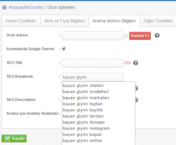 Google Anahtar Kelime Öneri Özelliği Eklendi